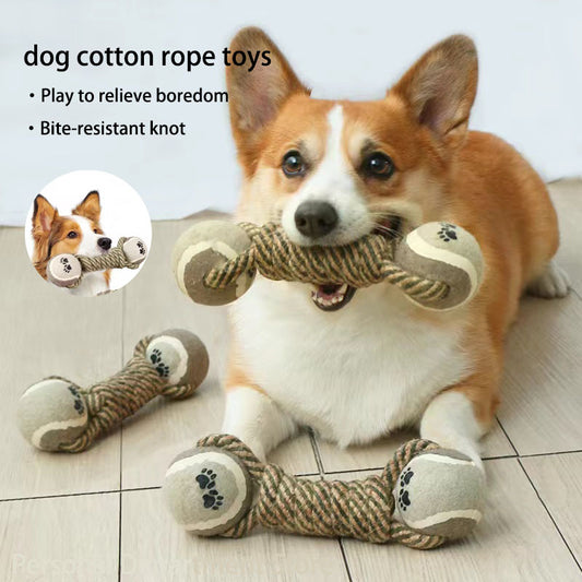 Interactive Cotton Rope Chew Toy