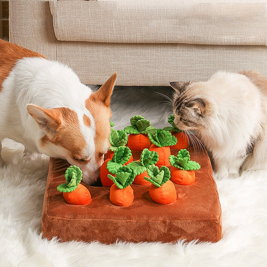 Plush Carrot Snuffle Mat