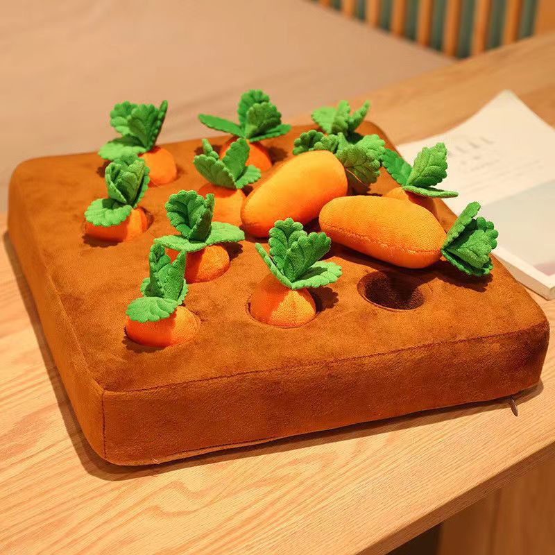 Plush Carrot Snuffle Mat