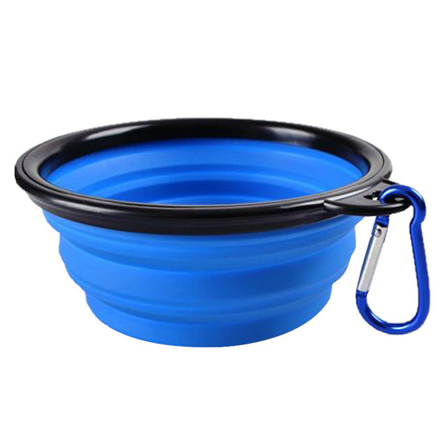 Portable Silicone Folding Dog Bowls Folding