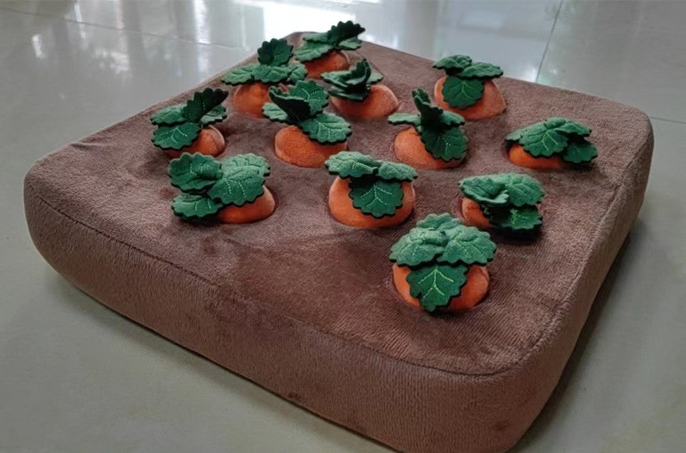 Plush Carrot Snuffle Mat