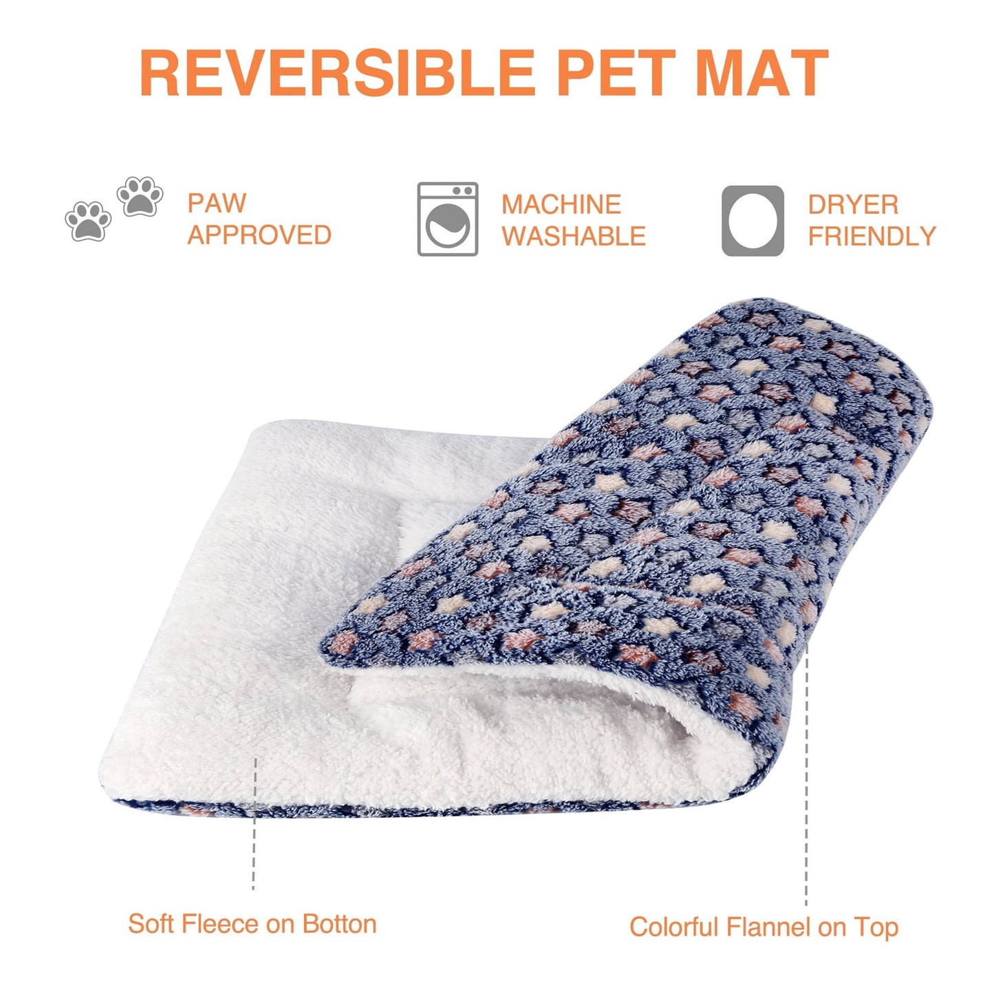 Washable Dog Bed and Mat Crate Pad