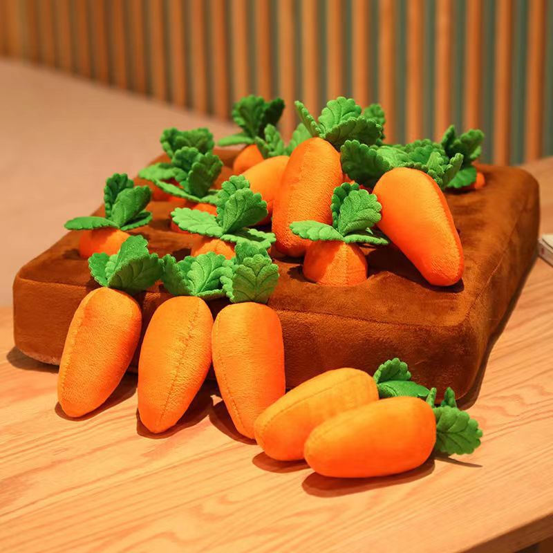 Plush Carrot Snuffle Mat