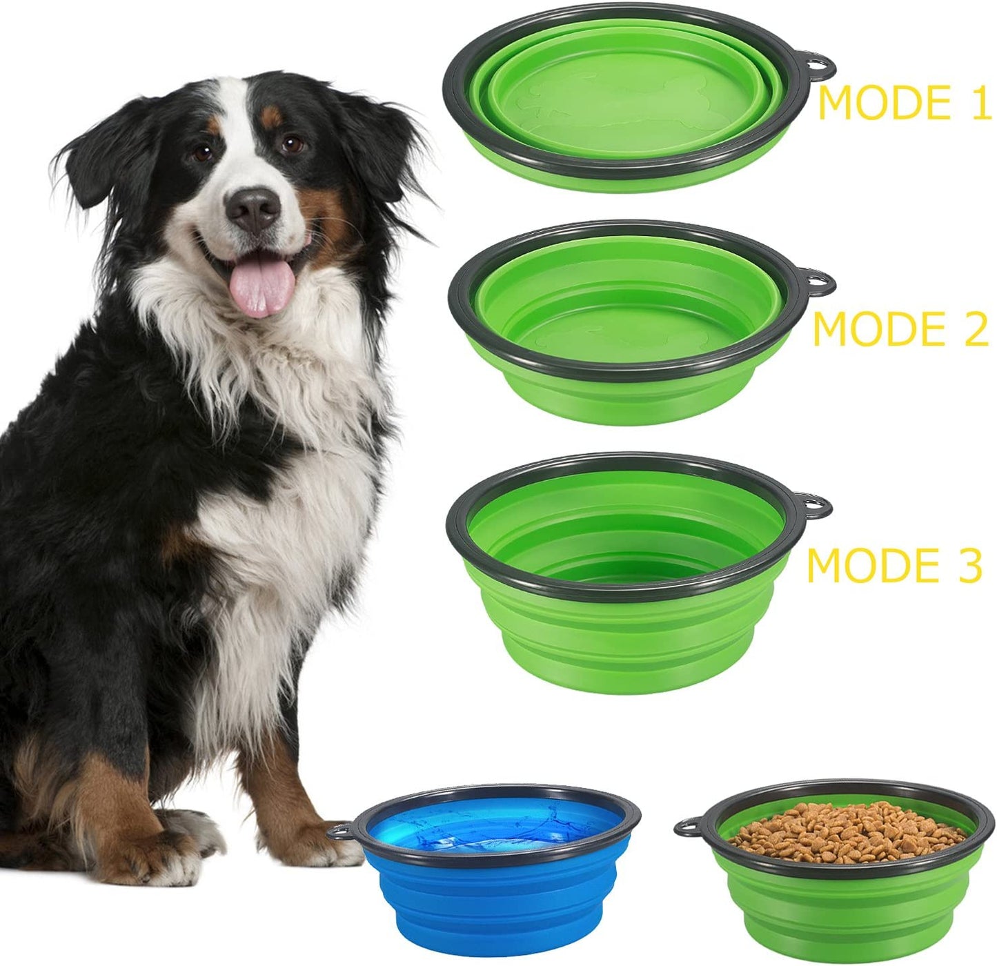 Portable Silicone Folding Dog Bowls Folding